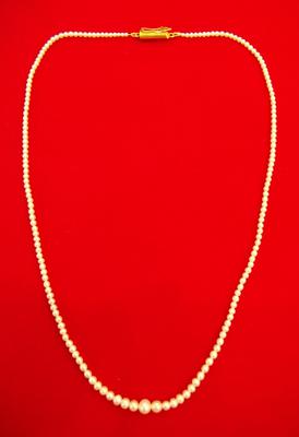 Necklace of Natural Basra Pearls 