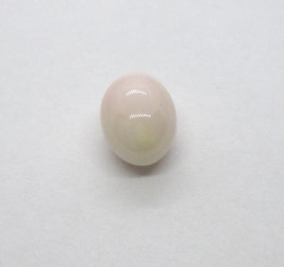 Off White Oval Conch Pearl 2 Carats 8mm