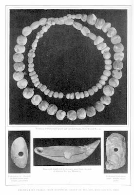 Ohio river pearls found in Indian mounds