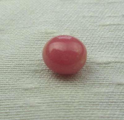 Oval Dark Pink Conch Pearl 7mm 1+ carats