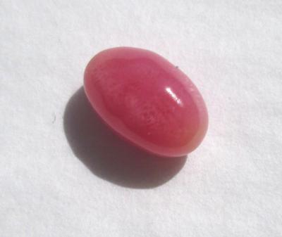Oval Dark Pink Conch Pearl Oval 1.90 carat Full Flame