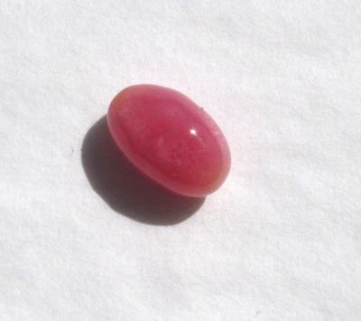 Oval Dark Pink Conch Pearl Oval 1.90 carat Full Flame