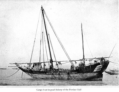 Pearl Fishery Boat in Persian Gulf Pearl Fishery Boat in Persian Gulf