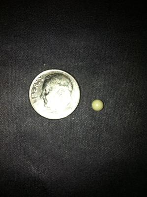 About 4mm round