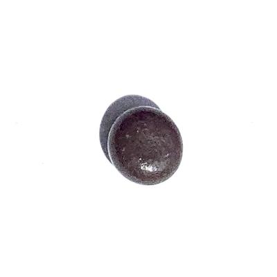 Perfect Dark Purple Quahog Pearl 6mm Button 