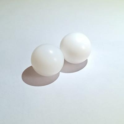 Perfect Pair of Round Clam Pearls for Sale 25 Carats Total