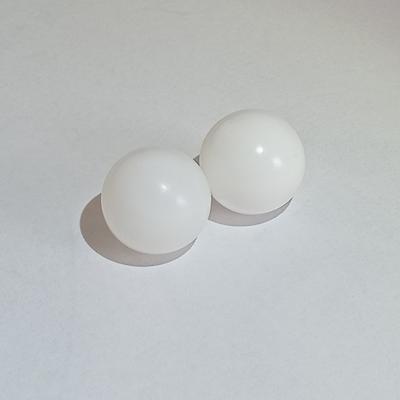 Perfect Pair of Round Clam Pearls for Sale 25 Carats Total