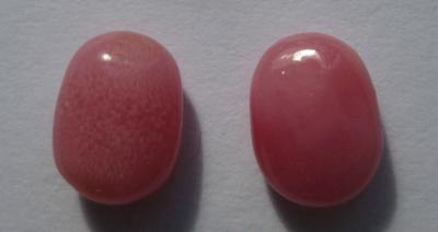 Pink Conch Pearl Pair 2.99 carats