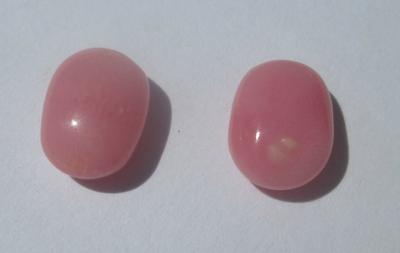 Pink Conch Pearl Pair 2.99 carats