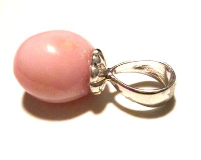 Pink Conch Pearl Pendant on Sterling Silver 3+ carats