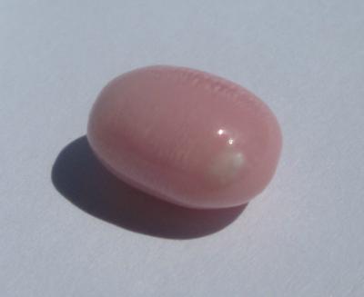 Pink Pearl Oval with Flame 3.84 carats