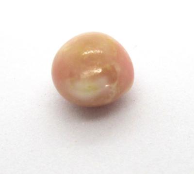 Pinkish Brown Conch Pearl with White Spots 2+ Carats