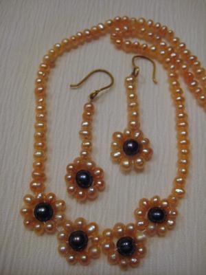 Pretty Pink Pearl Flowers