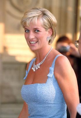 Princess Diana's Pearl & Diamond Necklace at Auction
