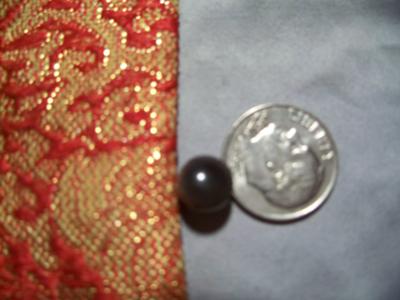 7.5 X 8mm quahog purple pearl