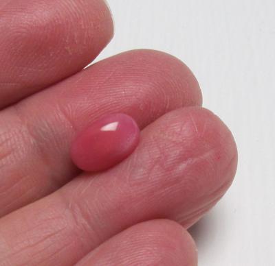 Rare 3.5 Carat Pink Conch Pearl Triangular Cylinder