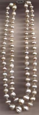  Rare Antique Natural Basra Pearl Necklace