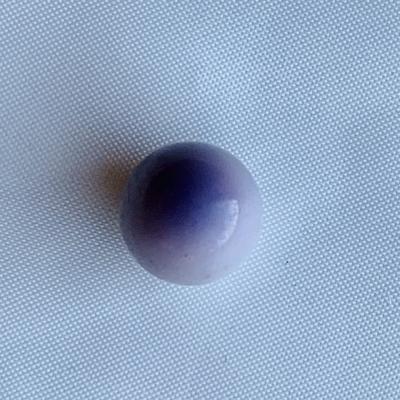 Rare Lavender Quahog Pearl 11mm 10 carats Button Shape