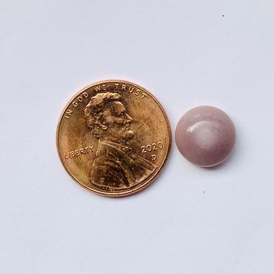 Rare Quahog lavender perfect button shape 9mm 3+ carats