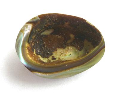 Back side showing cavity