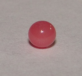 Red Conch Pearl Near Round for Sale
