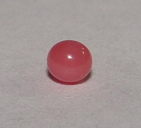 Red Conch Pearl Near Round for Sale
