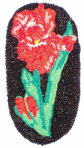 Red Iris Beading