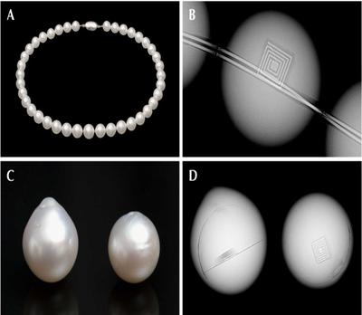 RFID Device Embedded in South Sea Bead Cultured Pearl Necklaces