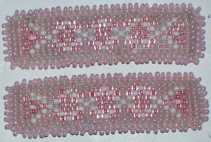Rose Colored Beading