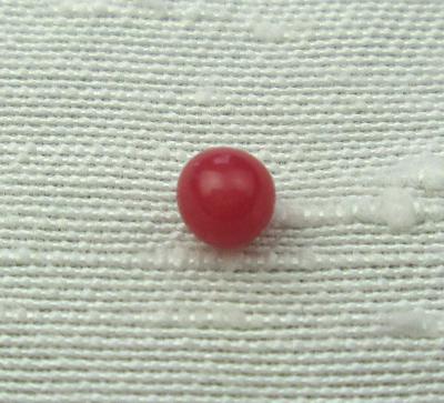 Round Red Conch Pearl 3mm