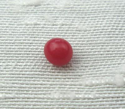 Round Red Conch Pearl 3mm