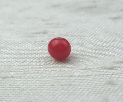 Round Red Conch Pearl 3mm