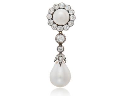 Natural Pearl Brooch also sold for over $900,000 USD