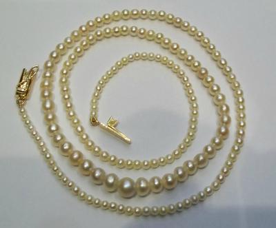 31.08 Carat Natural Basra Pearl Necklace
