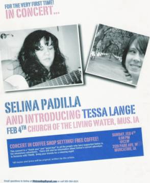 Selina and Tessa in Concert