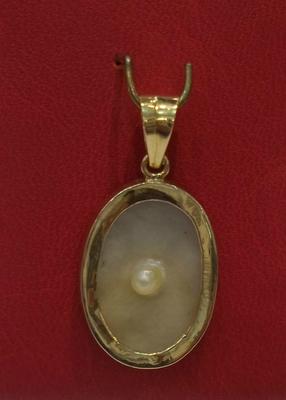 Persian Gulf Blister Pearl Pendant 18K gold
