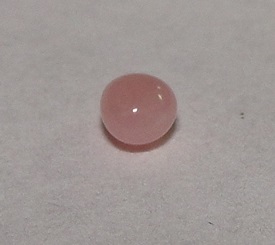 Small Pink Conch Pearl Roundish for Sale