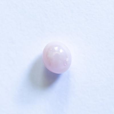 Small White Oval Conch Pearl 4mm