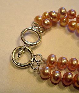 Sterling Silver Clasp Two Strand