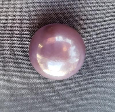STUNNING 17ct Deep Purple Quahog Pearl