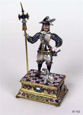 Swiss Guard with halberd and 