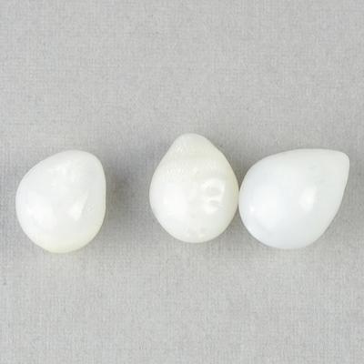 Three Clam Pearls Drop Shape 11+carats total Set Three Clam Pearls Drop Shape 11+carats total Set
