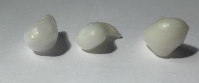 Three Curled Clam Pearls - 21.80 carats total