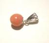 1.35 carat Conch Pearl Light Brownish Pink on Sterling Silver