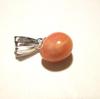 1.35 carat Conch Pearl Light Brownish Pinkon Sterling Silver