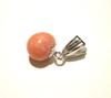 1.35 carat Conch Pearl Light Brownish Pink on Sterling Silver