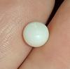 1+ ct Full Flame Clam Pearl Button for Sale