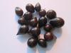 16 Dark Colored Drop Shaped Pen Pearls 135.55 carats