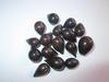 16 Dark Colored Drop Shaped Pen Pearls 135.55 carats