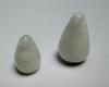 2 Clam Pearl Cone Shape Full Flame 9+ carats Total 
